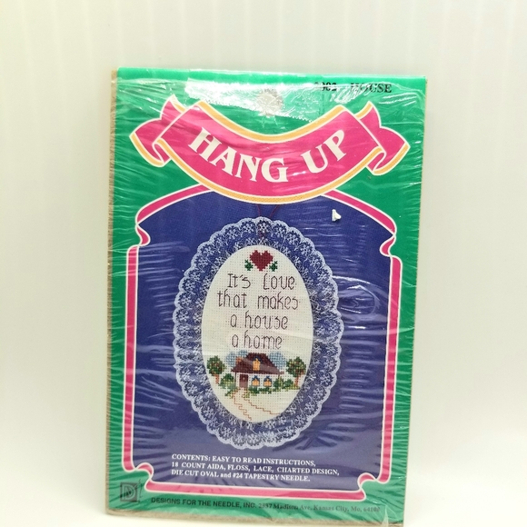 Hang Up Home Ornament Cross Stitch Kit - Picture 2 of 3